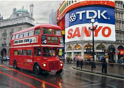 Landscapes : Piccadilly Circus, London, 1000 palaa