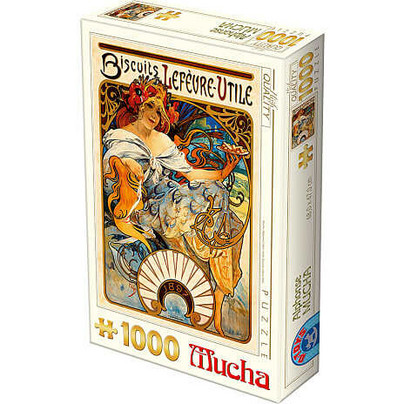 Alphonse Mucha: Lefèvre-Utile Biscuits, 1000 palaa