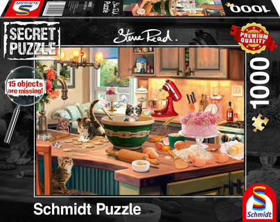 Secret Puzzle: At the kitchen table, 1000 palaa