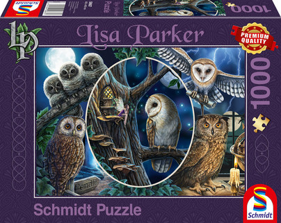 Lisa Parker: Mysterious owls, 1000 palaa