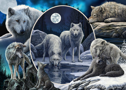 Lisa Parker: Magnificent wolves, 1000 palaa