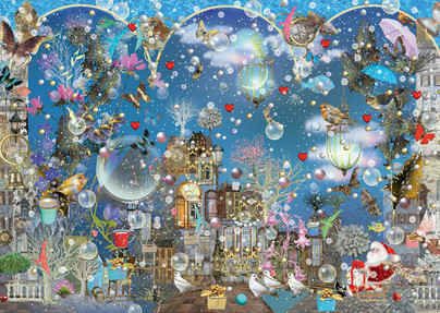 Ilona Reny: Blue Sky Christmas, 1000 palaa