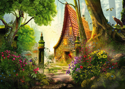 Georgia Fellenberg: House in the glade, 1000 palaa