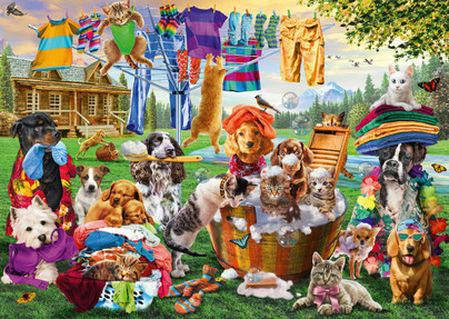 Crazy garden of pets, 1000 palaa