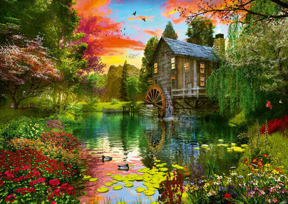 The watermill, 1000 palaa