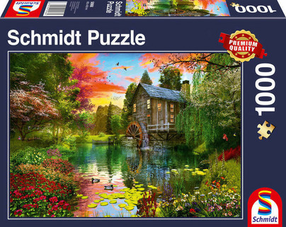 The watermill, 1000 palaa