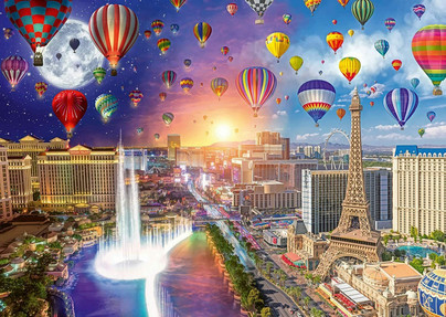 Lars Stewart: Las Vegas-Night and Day, 1000 palaa