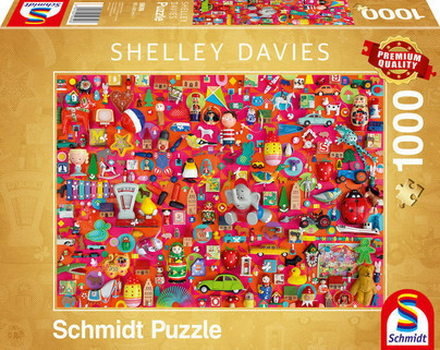 Shelley Davies: Vintage toys, 1000 palaa
