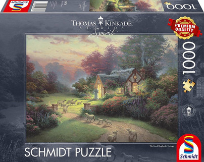 Thomas Kinkade: Spirit Cottage of the Good Shepherd, 1000 palaa