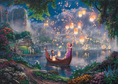 Thomas Kinkade: Disney Rapunzel, 1000 palaa