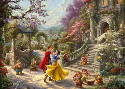 Thomas Kinkade: Snow White Dance with The Prince, 1000 palaa