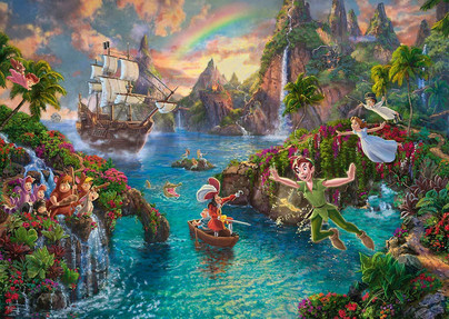 Thomas Kinkade: Disney Peter Pan, 1000 palaa