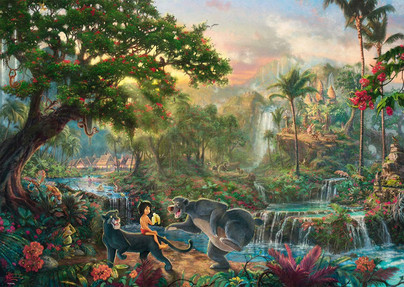Thomas Kinkade: Disney The Jungle Book, 1000 palaa