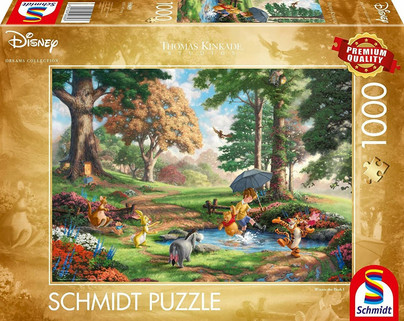 Thomas Kinkade: Winnie The Pooh, 1000 palaa