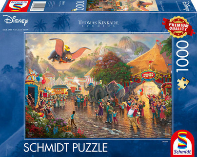 Thomas Kinkade: Dumbo, 1000 palaa