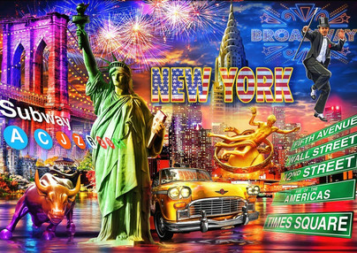 New York, 3000 palaa