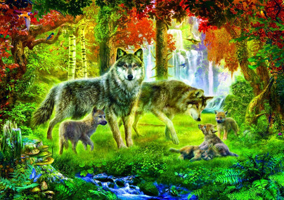Summer Wolf Family, 1000 palaa