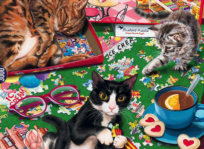 Bluebird Puzzle Cats, 3000 palaa
