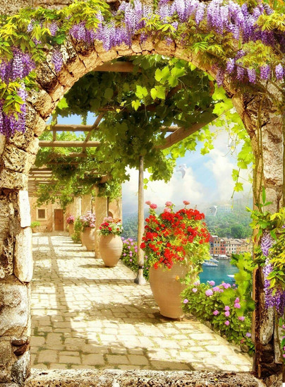 Flower Arch, 1000 palaa