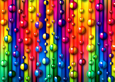 Multicolored Bubbles, 500 palaa