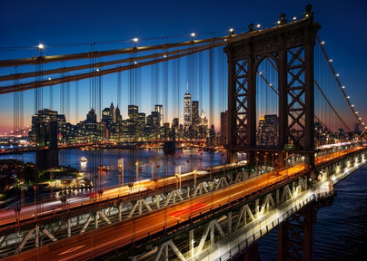 Brooklyn Bridge, Manhattan, New York, 500 palaa