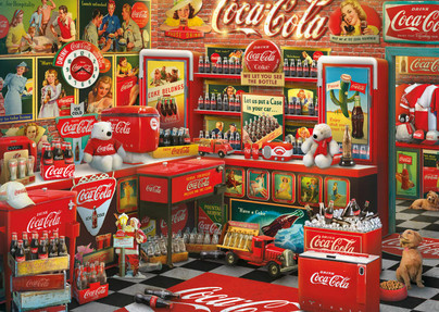 Coca Cola: Nostalgia shop, 1000 palaa