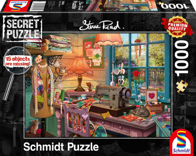 Secret Puzzle: In the sewing room, 1000 palaa