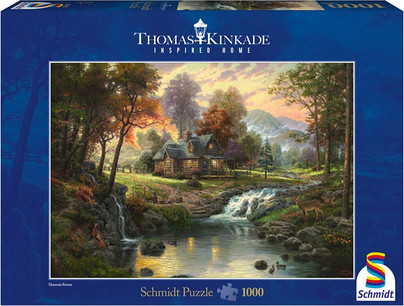 Thomas Kinkade: Mountain Retreat, 1000 palaa