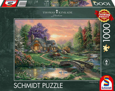 Thomas Kinkade: Sweetheart Retreat, 1000 palaa