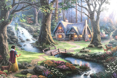 Thomas Kinkade: Disney Snow White, 1000 palaa