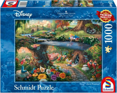 Thomas Kinkade: Disney Alice in Wonderland, 1000 palaa