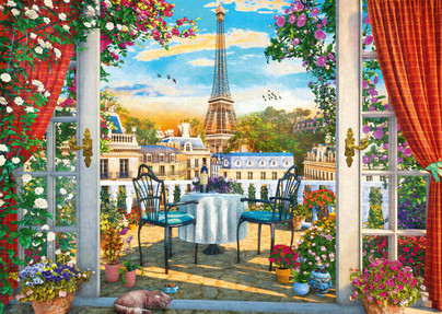 Terrace in Paris, 1000 palaa