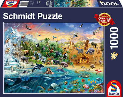 The World of Animals, 1000 palaa