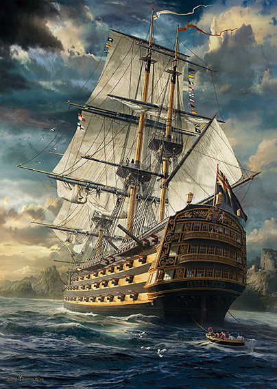 Sailing Ship, 1000 palaa