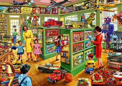 Toy Shop Interior, 1000 palaa