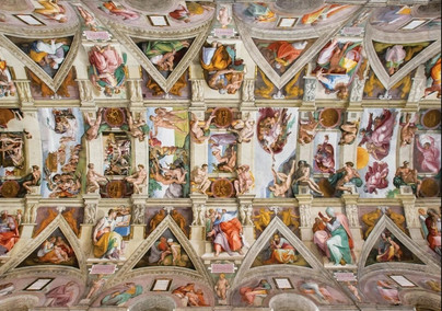 The Sistine Chapel, 3000 palaa