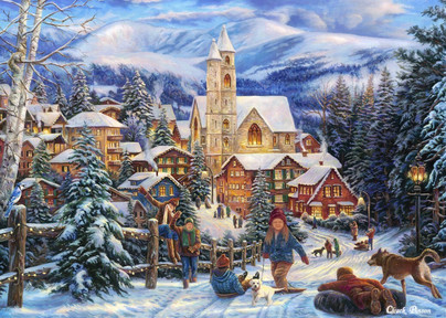 Chuck Pinson - Sledding To Town, 500 palaa