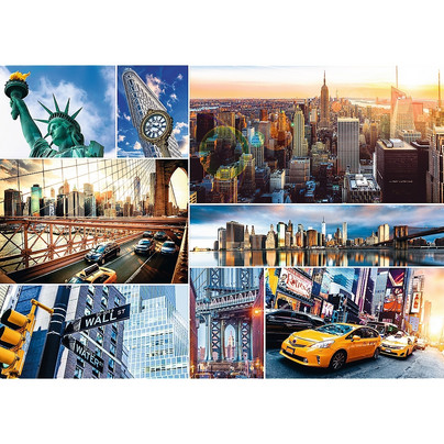 Collage - New York, 4000 palaa