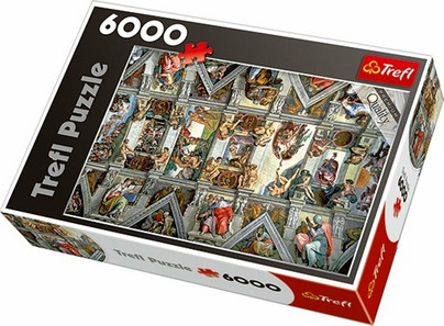 The Sistine Chapel, 6000 palaa