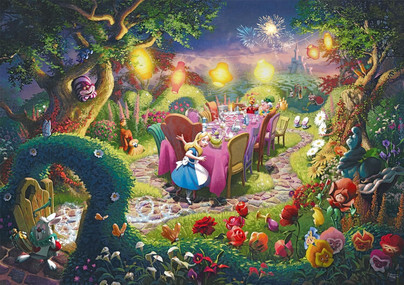 Thomas Kinkade: Disney, Mad Hatter's Tea Party, 6000 palaa