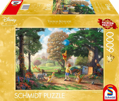 Thomas Kinkade: Disney, Winnie The Pooh II, 6000 palaa