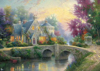 Thomas Kinkade: Lamplight Manor, 3000 palaa