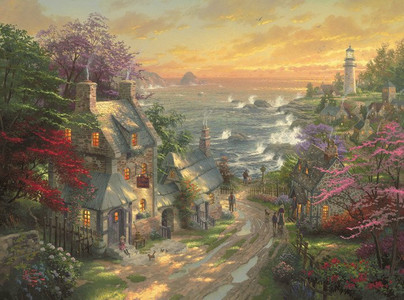 Thomas Kinkade: The Village Lighthouse, 3000 palaa
