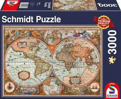 Ancient World Map, 3000 palaa