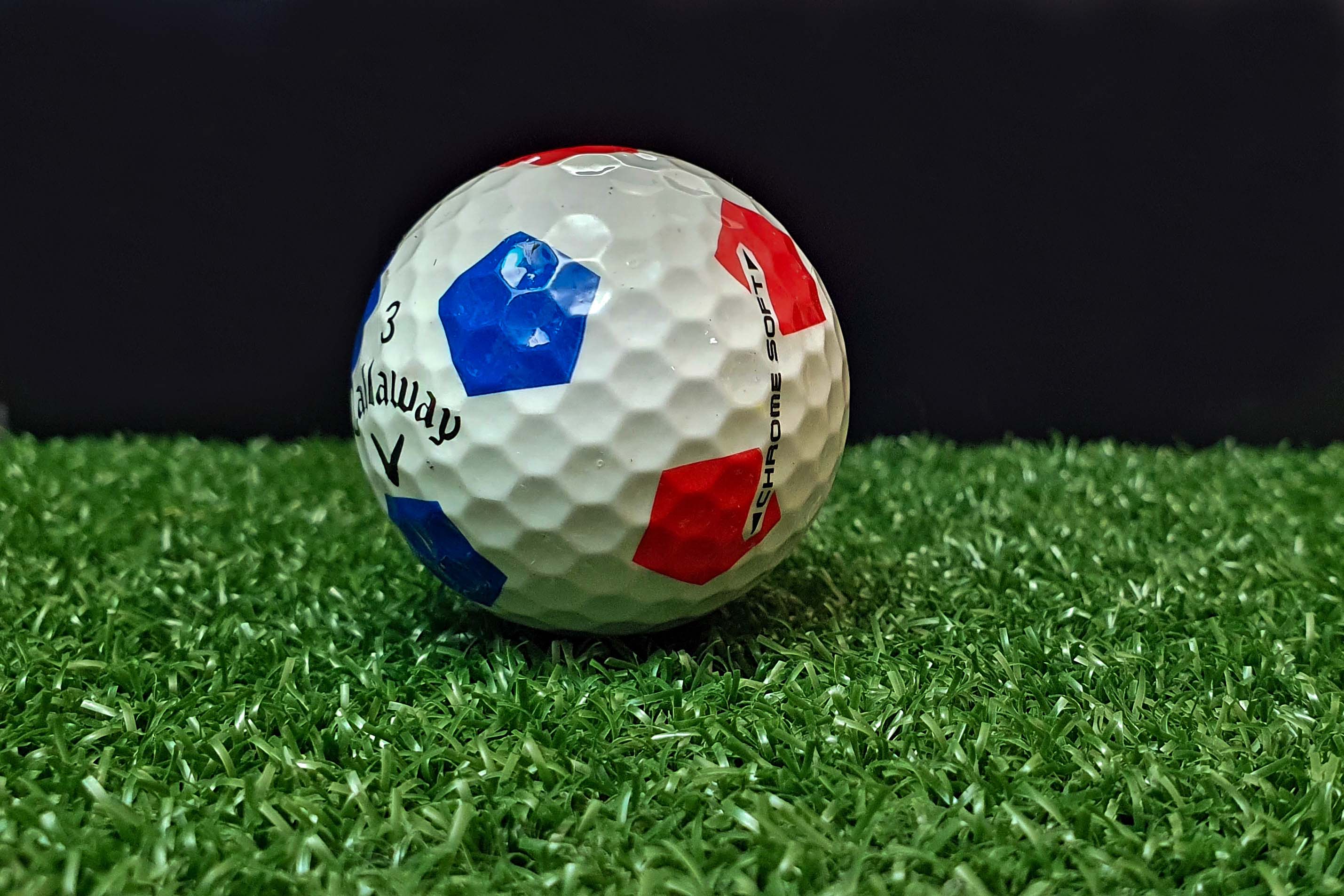 Palle Da Golf Callaway Chrome Soft Truvis - Zampe Verdi, 12 Pezzi (1 Dozzina), 3-Piece