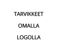 Tarvikkeet omalla logolla