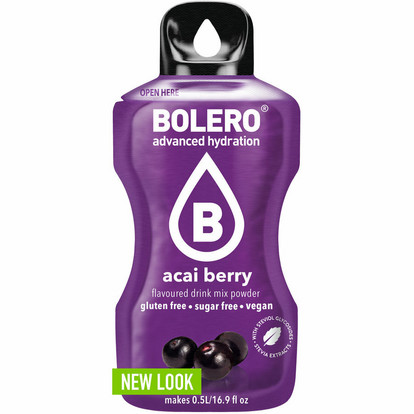 Bolero Sticks Acai Marja / Acai Berry | 12-Pack (12 x 3g)
