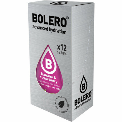 Bolero Sticks Banaani & Mansikka / Banana & Strawberry | 12-Pack (12 x 3g)