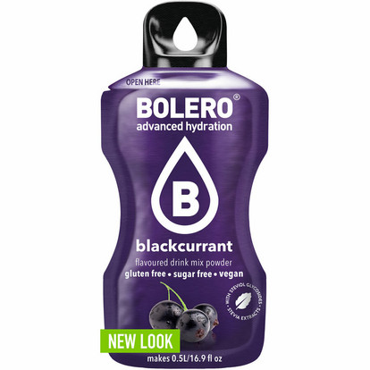 Bolero Sticks Mustaviinimarja / Blackcurrant | 12-Pack (12 x 3g)