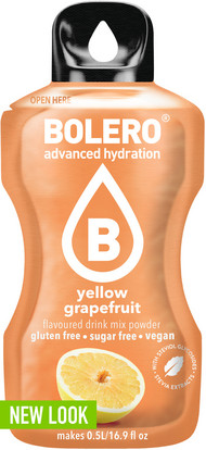 Bolero Sticks Keltainen Greippi / Yellow Grapefruit | 12-Pack (12 x 3g)